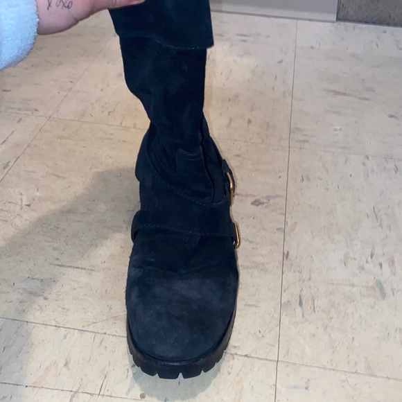 Prada Milano size 37 suede boots - Picture 3 of 4